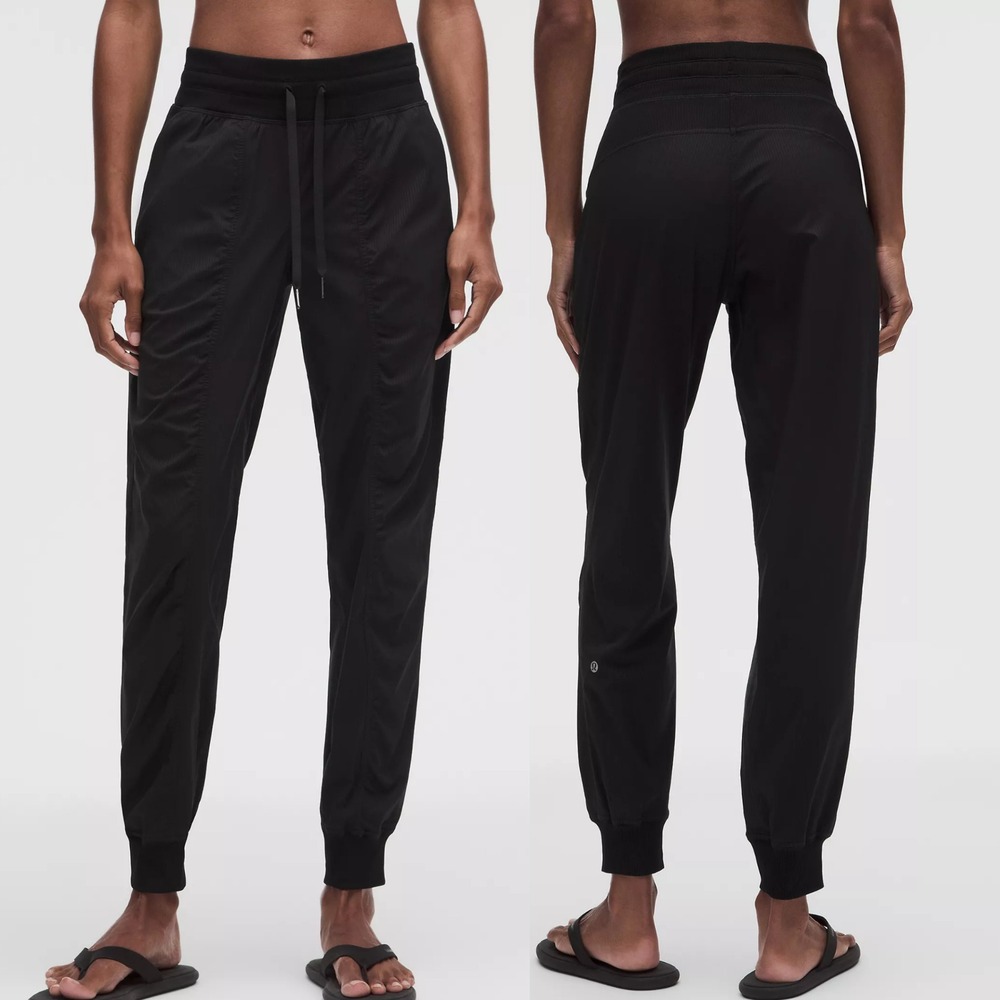 lululemon Dance Studio Jogger Pants Womens 6 Black Athleisure
